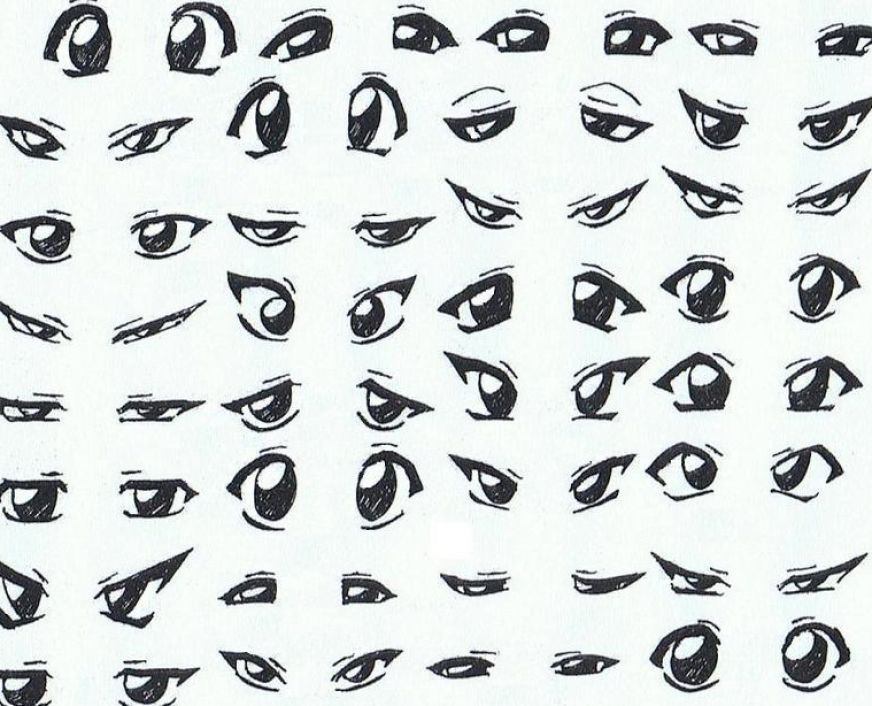 Simple How To Draw Anime - Draw Anime Boy Eyes , HD Wallpaper & Backgrounds