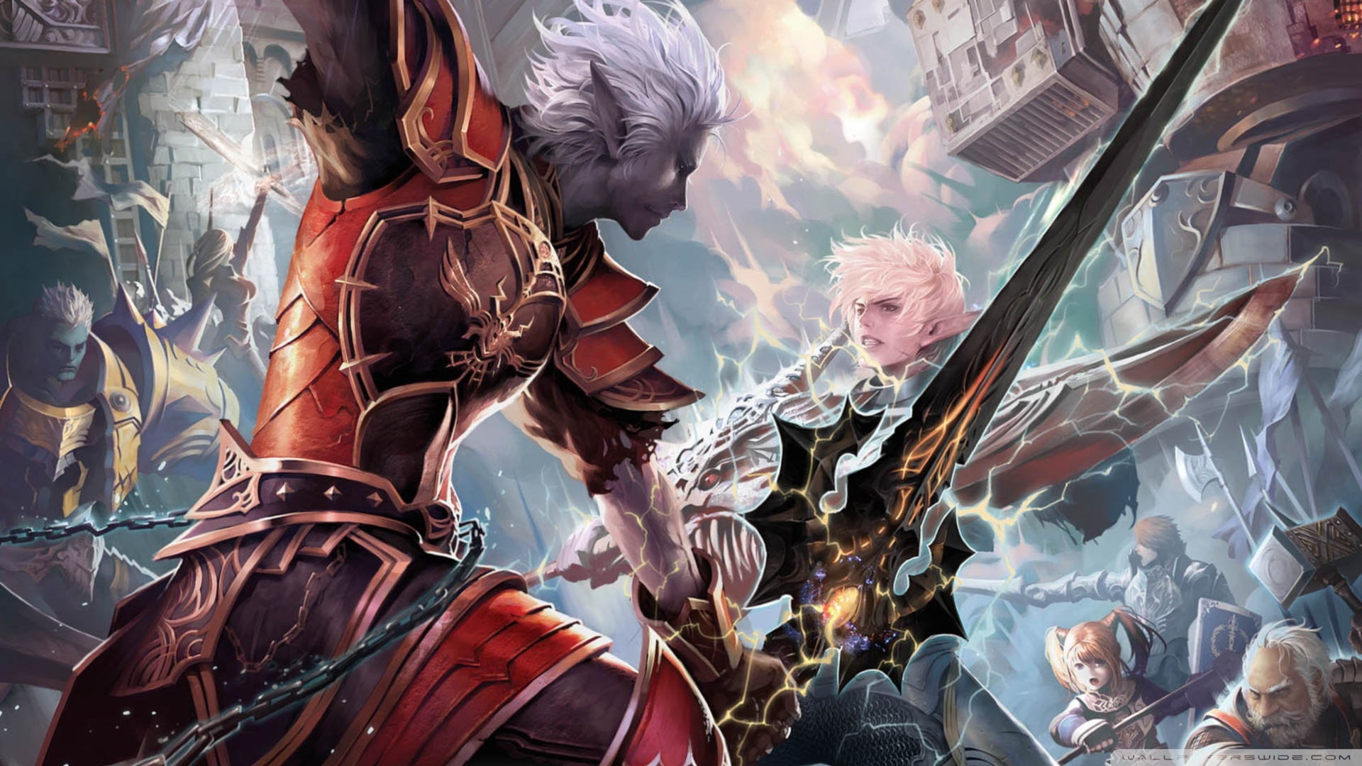 Lineage Ii Hd Wallpapers - Lineage 2 Wallpaper 4k , HD Wallpaper & Backgrounds