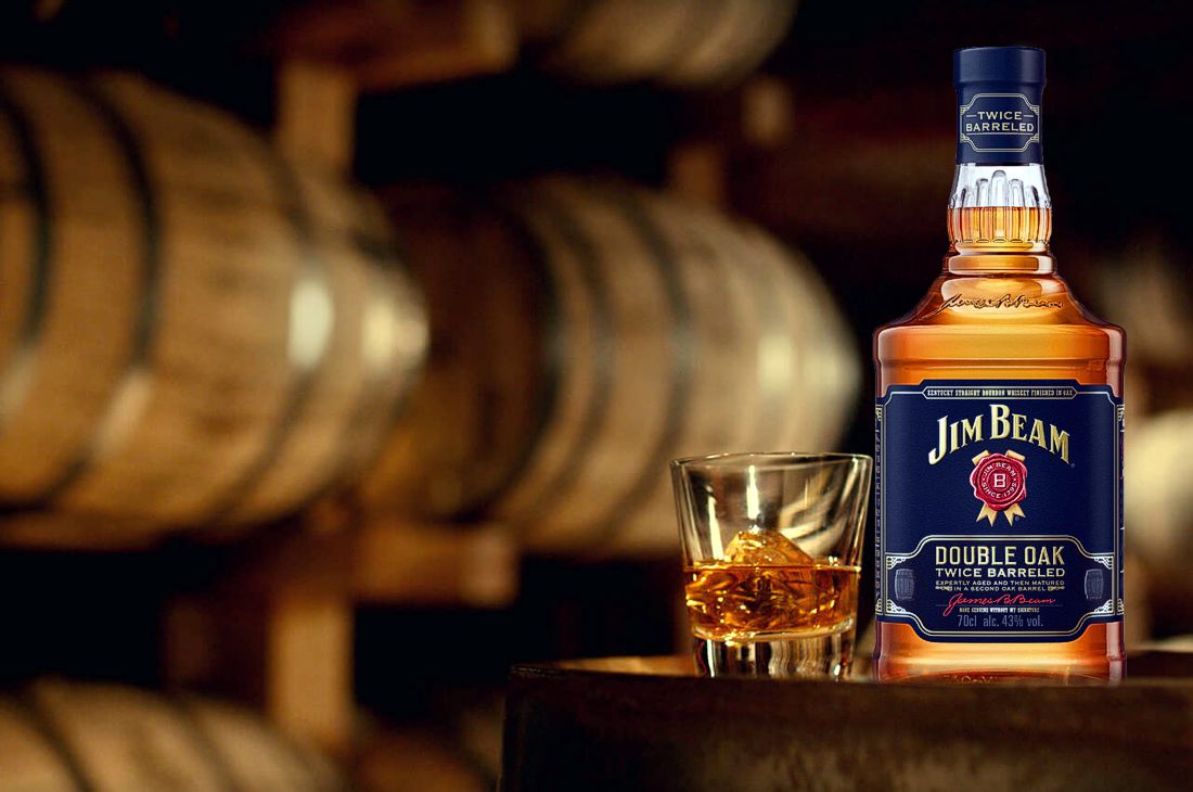 Beam Suntory Jim Beam Double Oak - Jim Beam , HD Wallpaper & Backgrounds