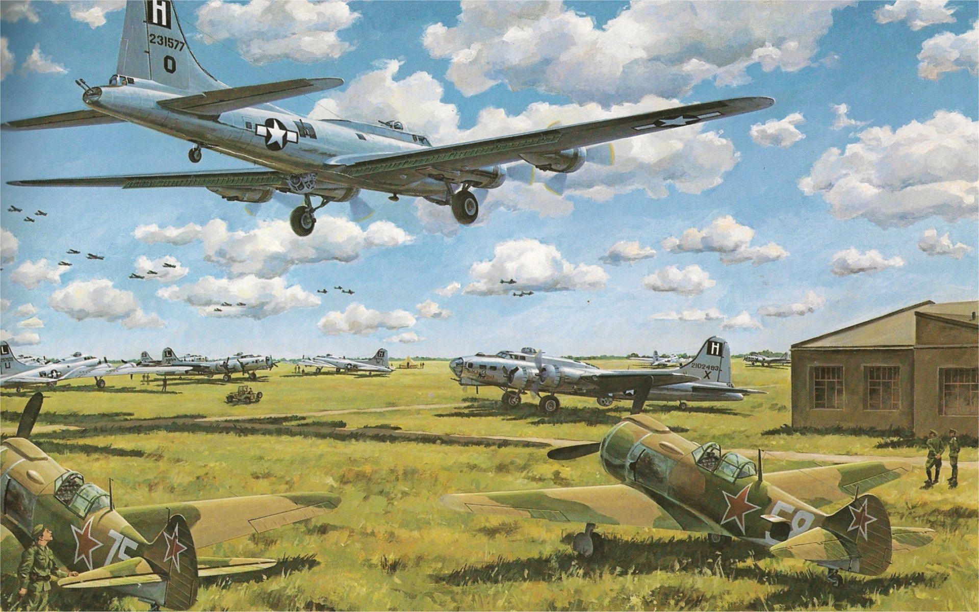 Hd Wallpaper - B 17 Flying Fortress , HD Wallpaper & Backgrounds