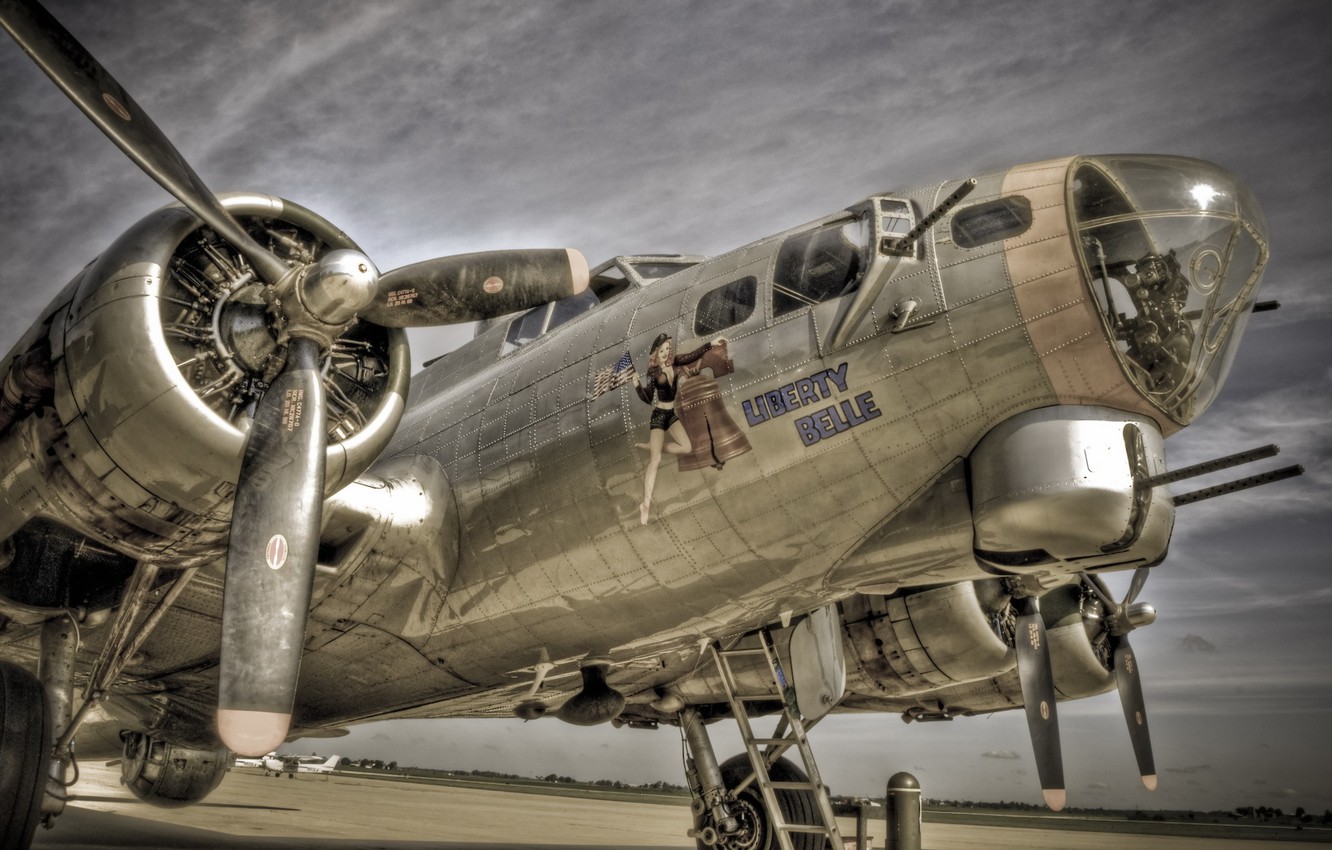 Photo Wallpaper Weapons, The Plane, B17 - B 17 Hd , HD Wallpaper & Backgrounds