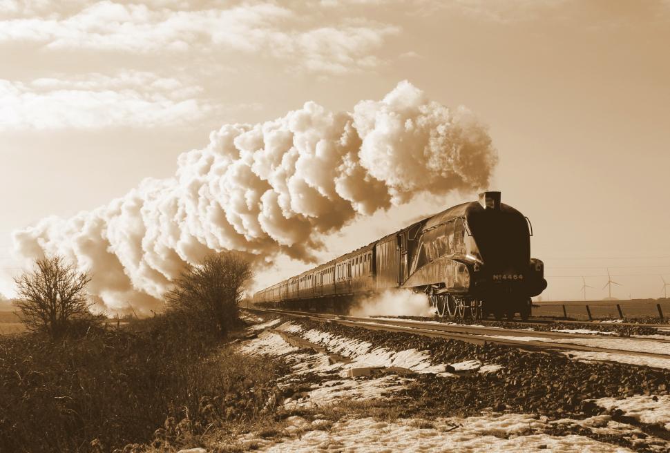 Vehicles, Train, Steam Locomotive, Smoke, Clouds Wallpaper - Steam Train Photography Hd , HD Wallpaper & Backgrounds