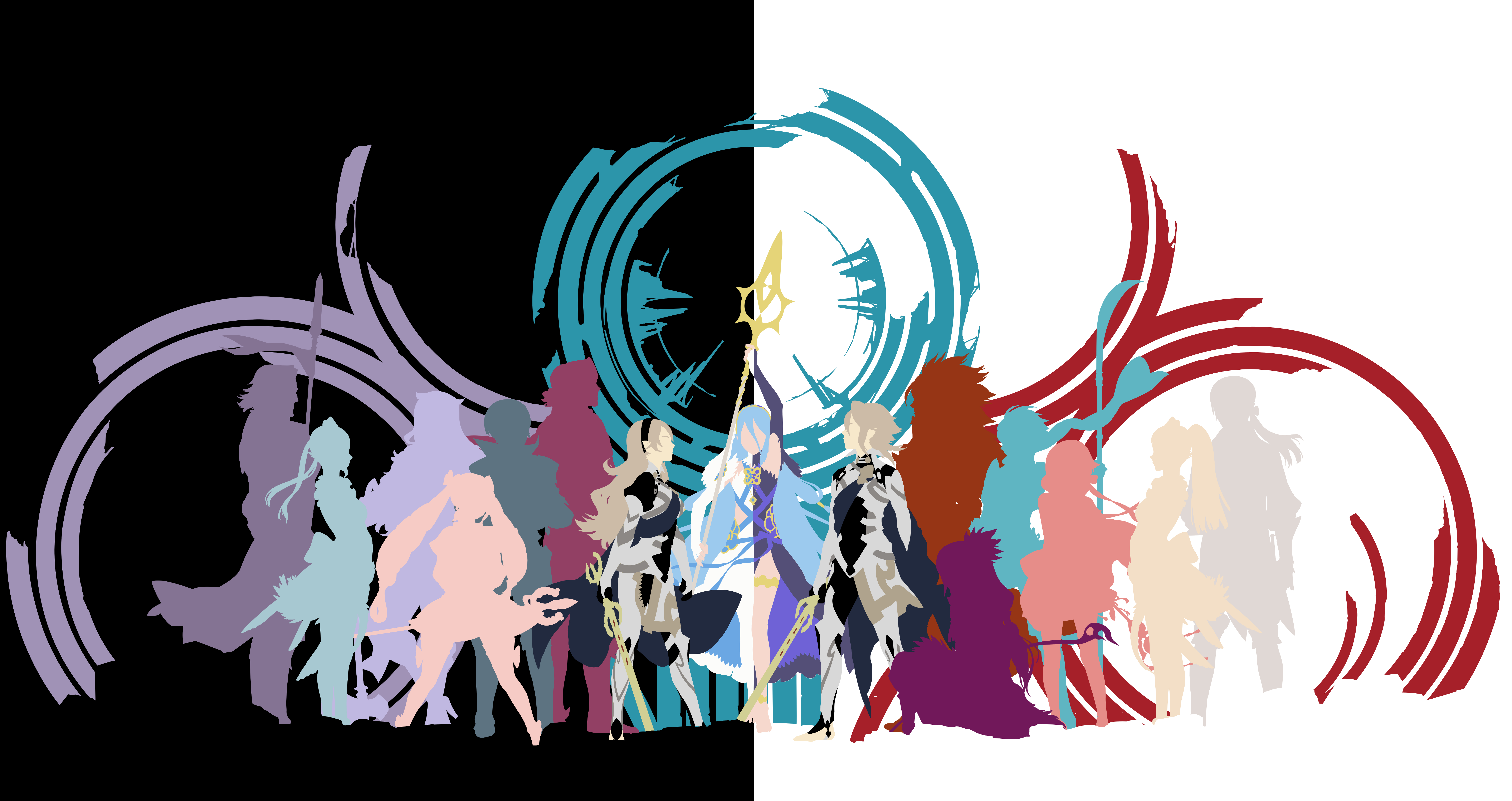 Fire Emblem Fates Wallpapers - Fire Emblem Fates Wallpaper Minimalist , HD Wallpaper & Backgrounds