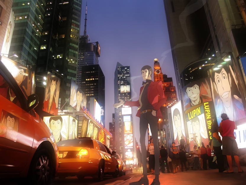 Athah Anime Lupin The Third 13*19 Inches Wall Poster - Times Square , HD Wallpaper & Backgrounds