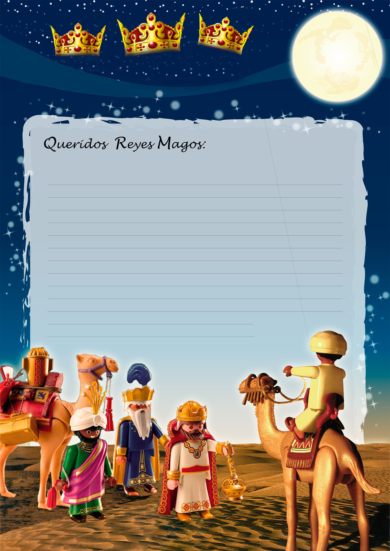 Carta Reyes Magos 03 - Cartas Para Reyes Magos , HD Wallpaper & Backgrounds