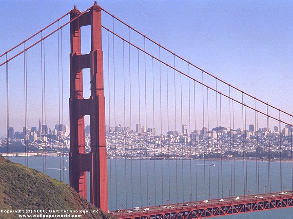 Visual Paradox Membership-free 3d Wallpaper - Golden Gate Bridge , HD Wallpaper & Backgrounds