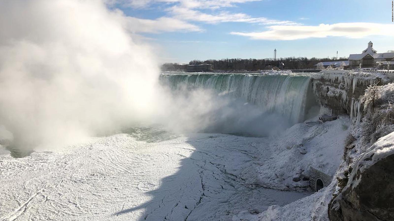 The Usually Rushing Waters At Niagara Falls Have Frozen - Niagara Falls 2019 Frozen , HD Wallpaper & Backgrounds