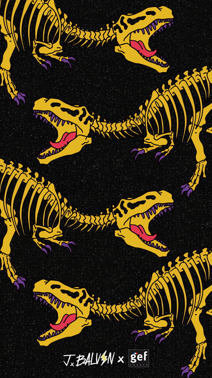 Negro Con Dinosaurios - Gef , HD Wallpaper & Backgrounds