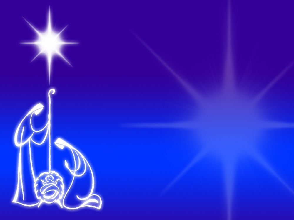 Christmas Nativity Scene Wallpaper 101148 - Christmas Nativity Powerpoint Background , HD Wallpaper & Backgrounds