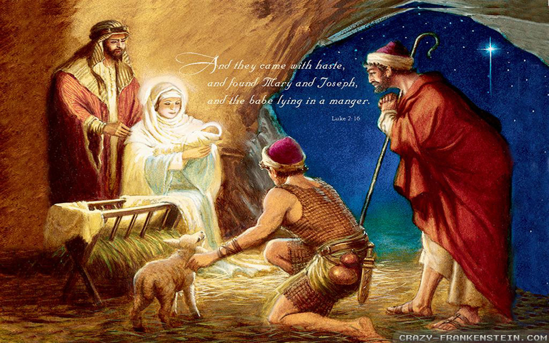 1920x1080, Christmas Nativity Wallpaper - Religious Merry Christmas Nativity , HD Wallpaper & Backgrounds