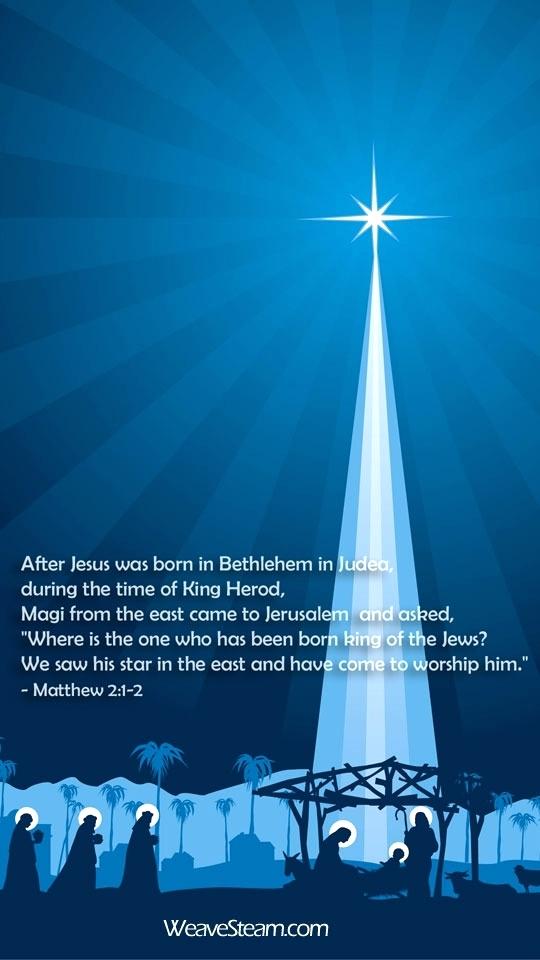 Nativity Wallpaper Was Born In Wallpaper For 6 Plus - Star Of Bethlehem Christmas , HD Wallpaper & Backgrounds