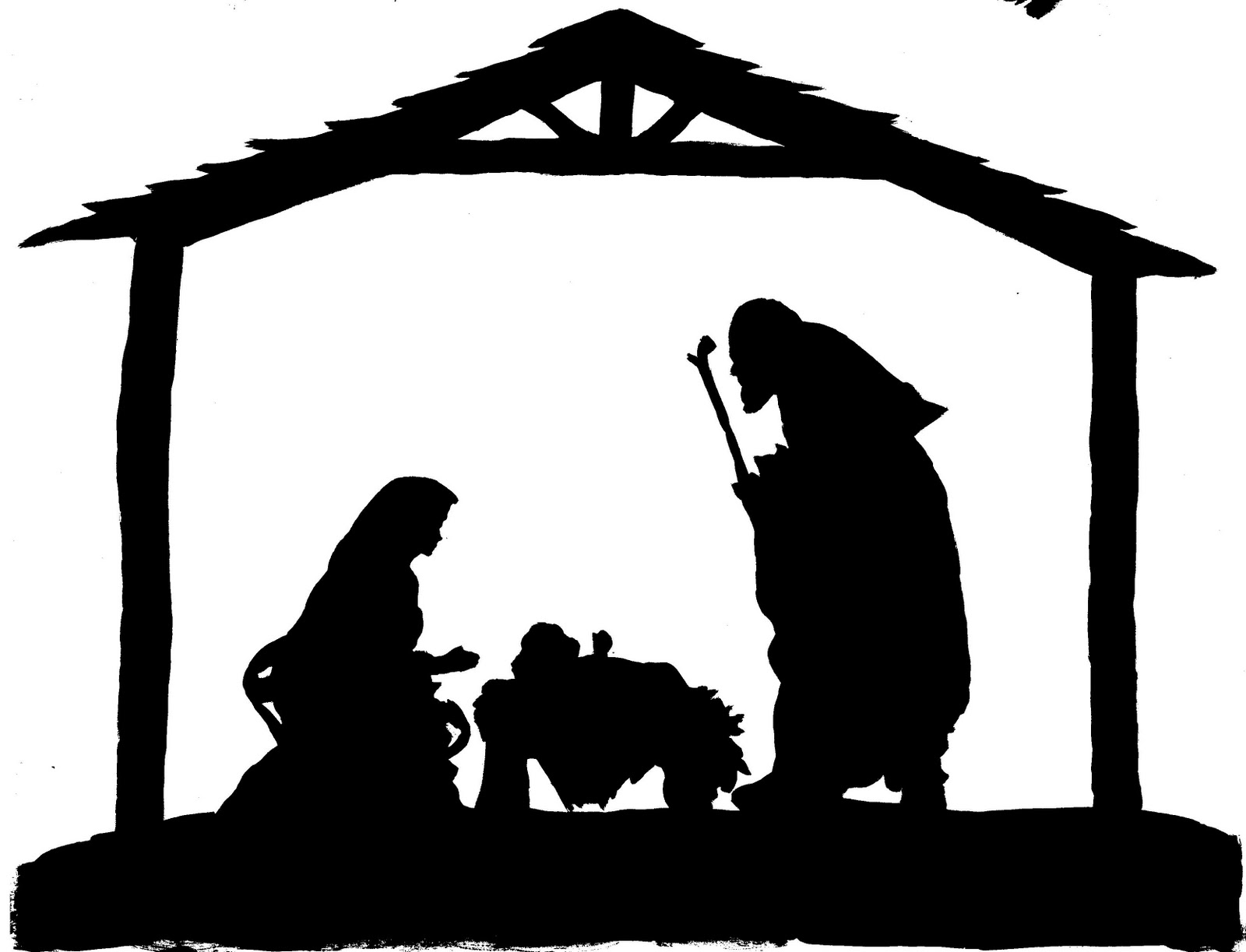 Nativity Wallpaper Download Free Nativity Wallpaper - Nativity Silhouette Transparent Background , HD Wallpaper & Backgrounds