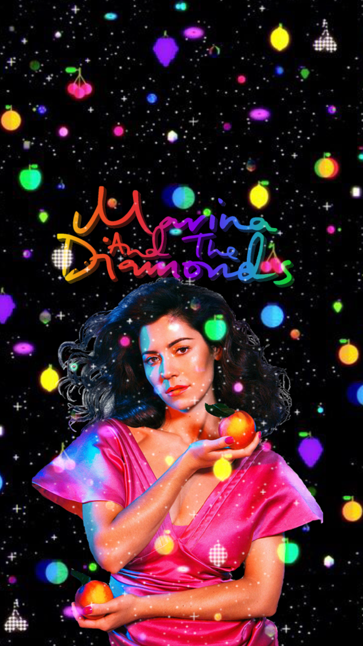 Lockscreen Club Marina And The Diamonds-froot Iphone - Marina And The Diamonds Froot Background , HD Wallpaper & Backgrounds