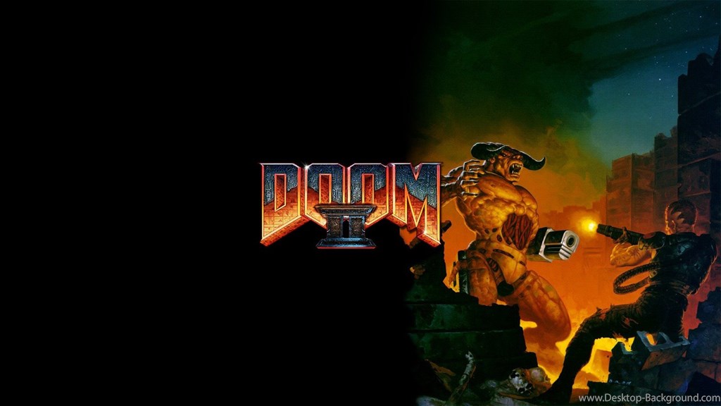 Doom Retro Games Games Fresh Hd Wallpapers Round One - Doom 2 Artwork , HD Wallpaper & Backgrounds