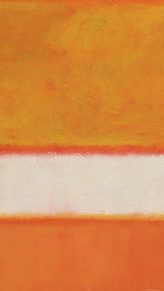 Iphone 6 Se - Mark Rothko Hd Orange , HD Wallpaper & Backgrounds