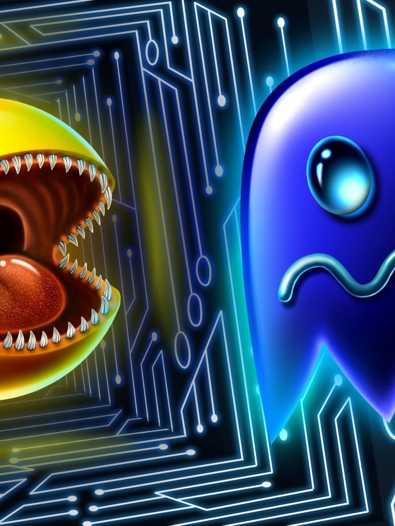 Pac-man, Retro Games, Artwork - Speed Dragon Épisode 15 Pac Man , HD Wallpaper & Backgrounds