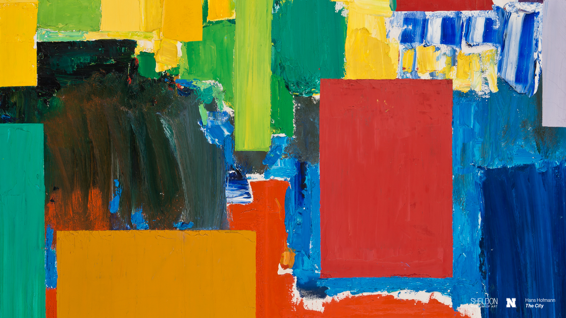 Download The City, - Hans Hofmann The City , HD Wallpaper & Backgrounds