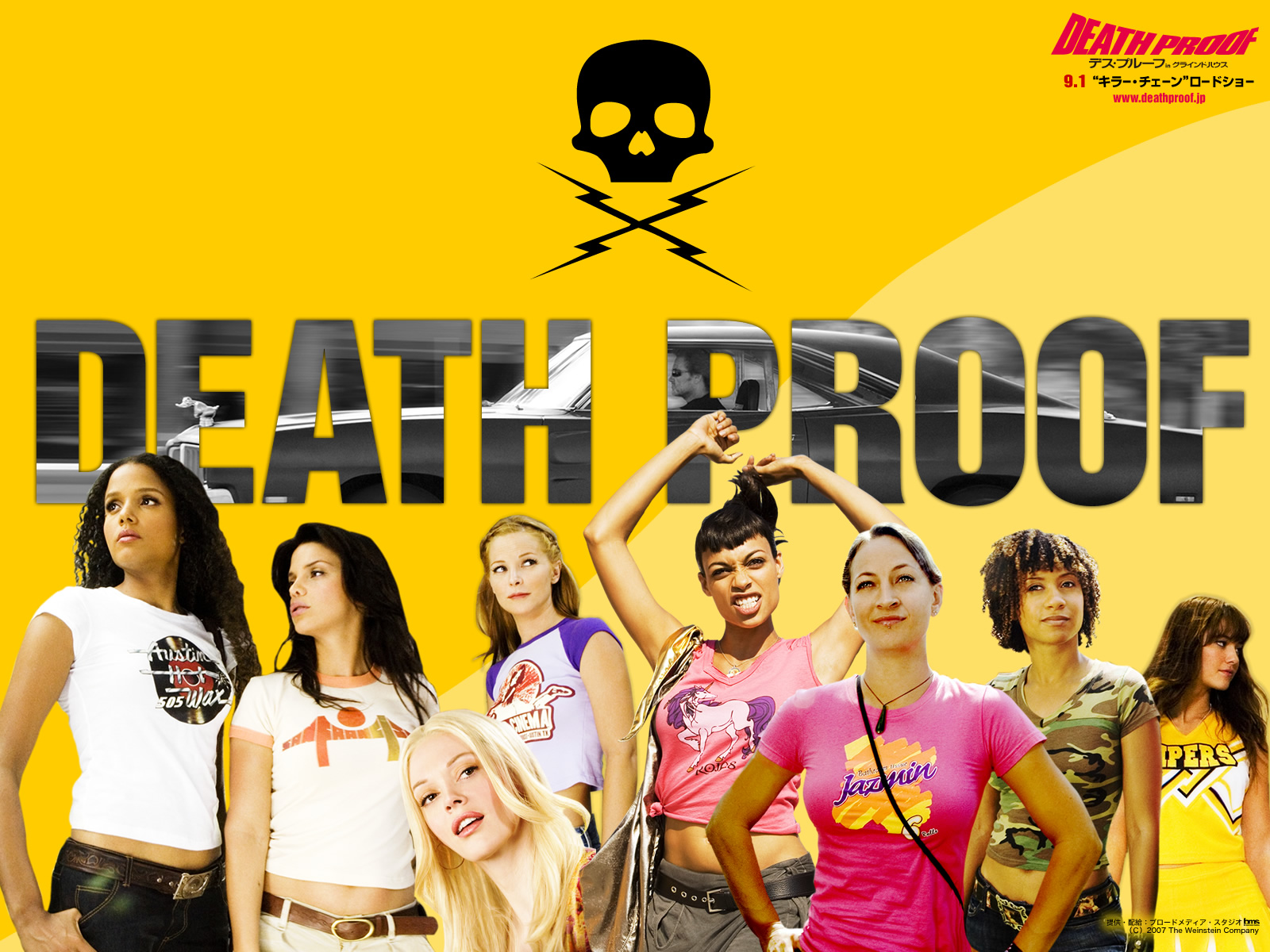 Death Proof Female Characters , HD Wallpaper & Backgrounds