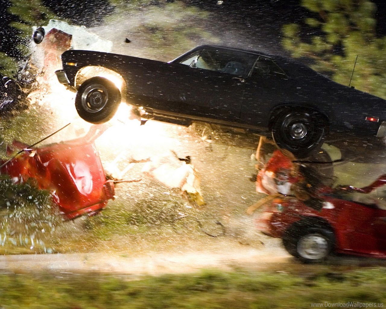 Download Standart - Car Accident In Movie , HD Wallpaper & Backgrounds