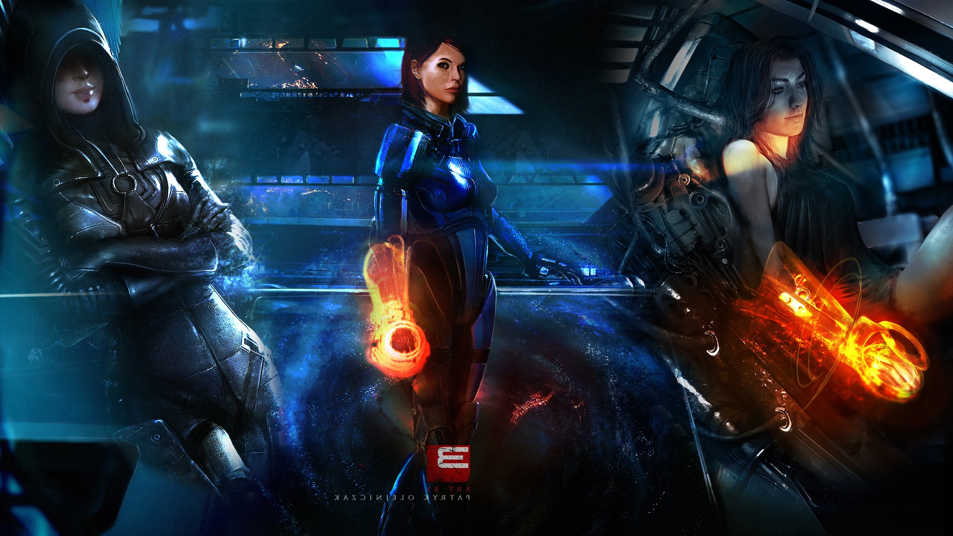 Mass Effect Wallpaper Android Ipad - Miranda Mass Effect Fanart , HD Wallpaper & Backgrounds
