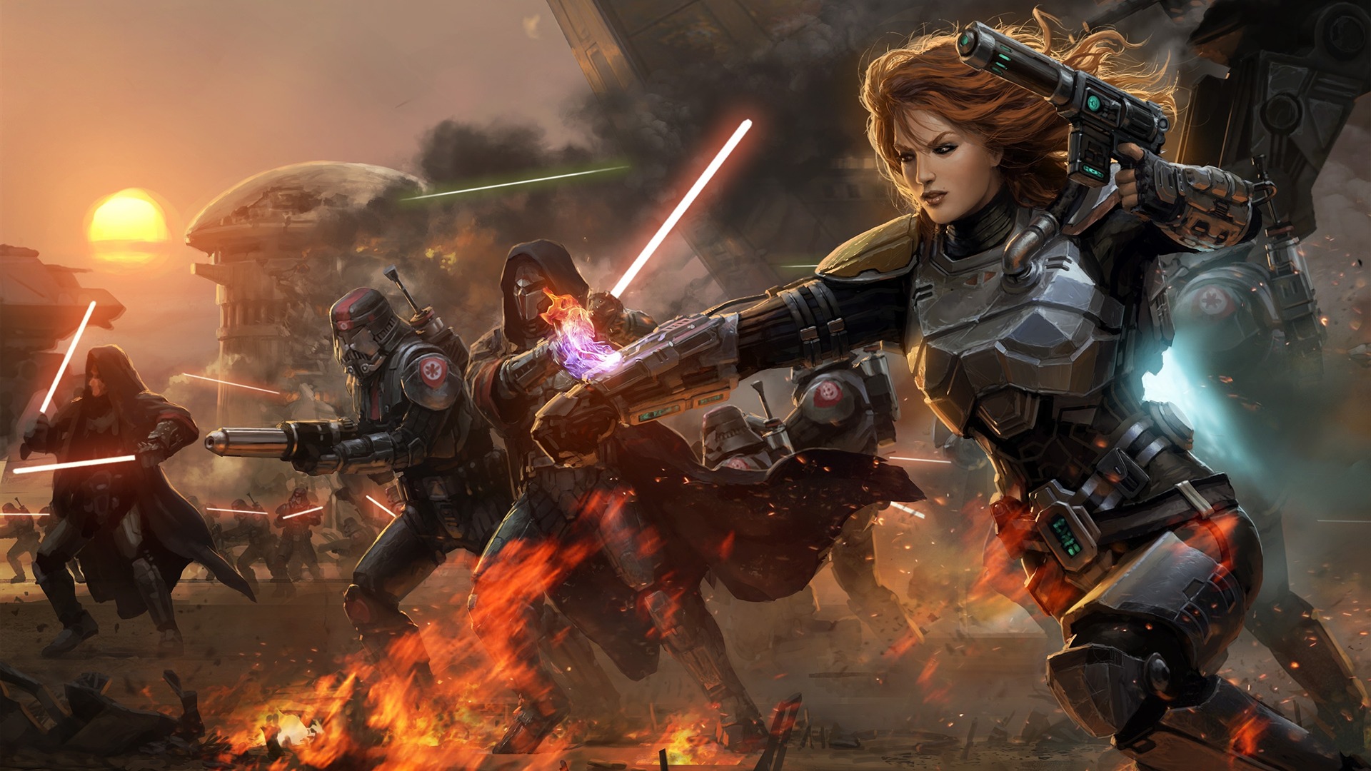 Mass Effect 2 Hd Wallpapers - Star Wars Old Republic Art , HD Wallpaper & Backgrounds