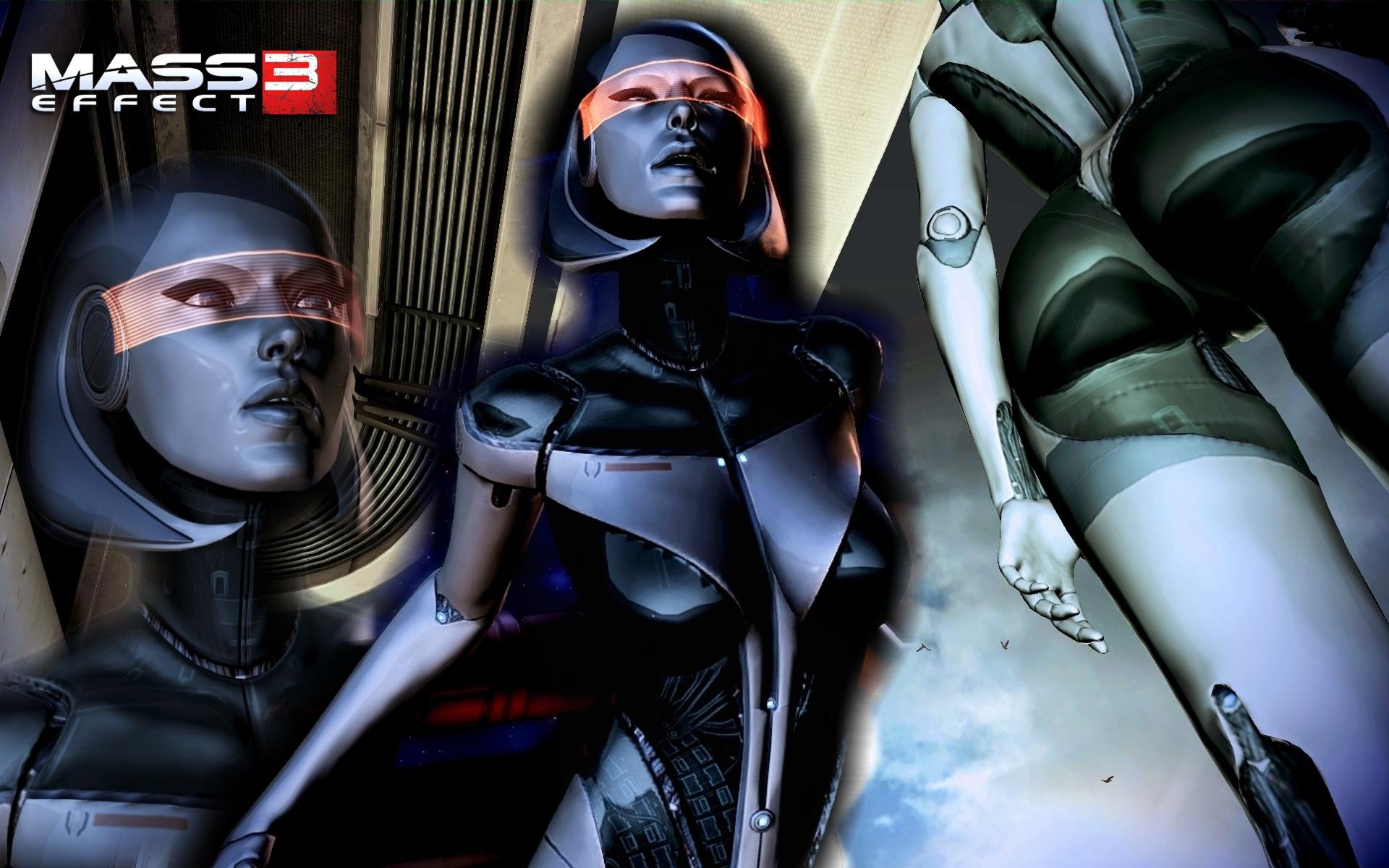 Sexy Montage Of Edi From Mass Effect - Tali Mass Effect Hot , HD Wallpaper & Backgrounds