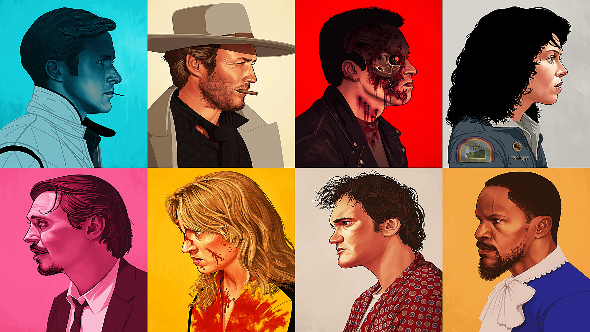Quentin Tarantino Movie Characters » Quentin Tarantino - Quentin Tarantino Movies , HD Wallpaper & Backgrounds
