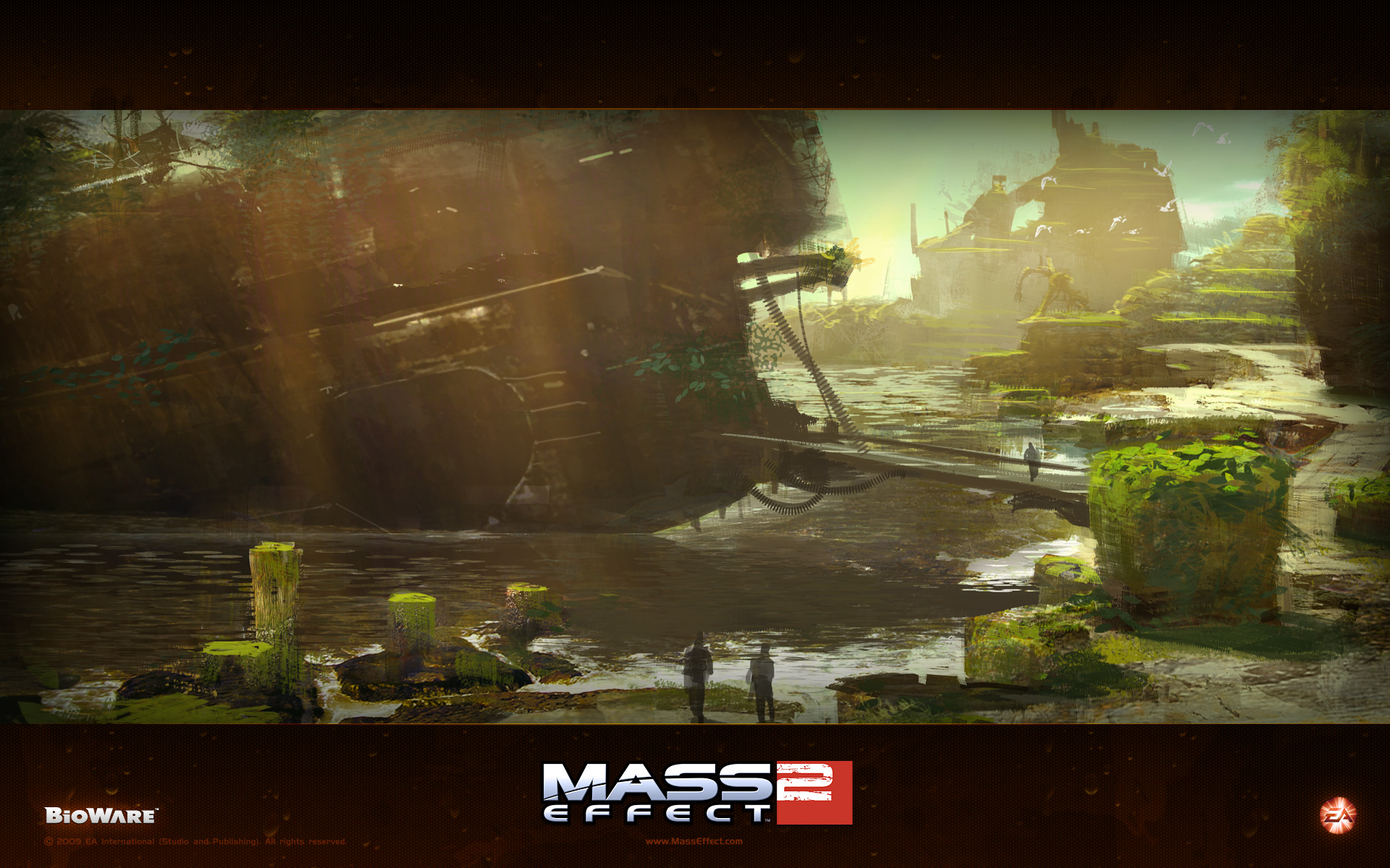 Mass Effect Scenery Wallpaper - Mass Effect Planet Mission , HD Wallpaper & Backgrounds