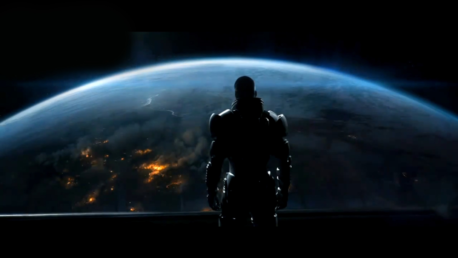 Mass Effect 3, Shepard, Earth - Mass Effect 3 Shepard Earth , HD Wallpaper & Backgrounds