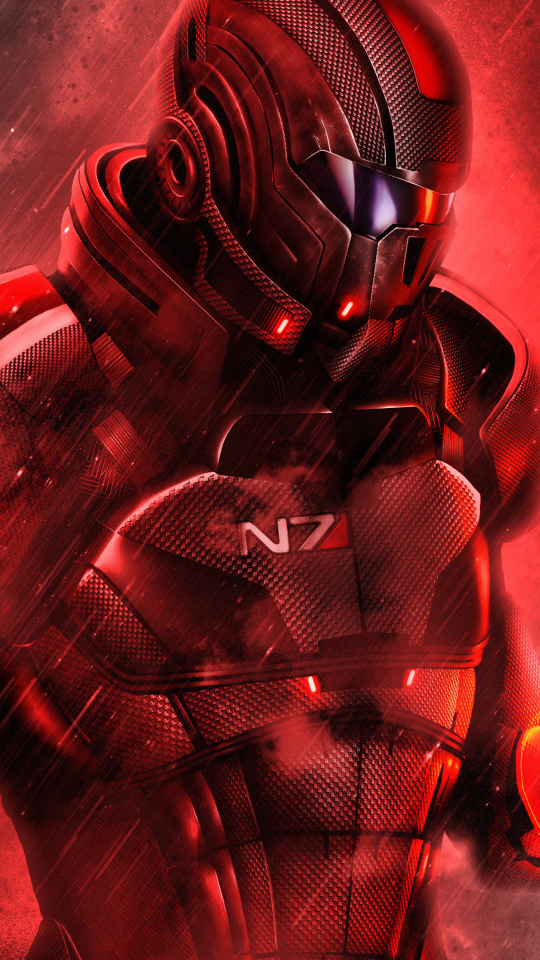 Wallpaper Mass Effect, N7, Video Game, Solider, 4k - Mass Effect Wallpaper Femshep , HD Wallpaper & Backgrounds