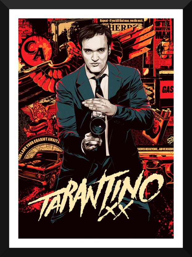 Quentin Tarantino 20 Years - Quentin Tarantino Movies Poster , HD Wallpaper & Backgrounds