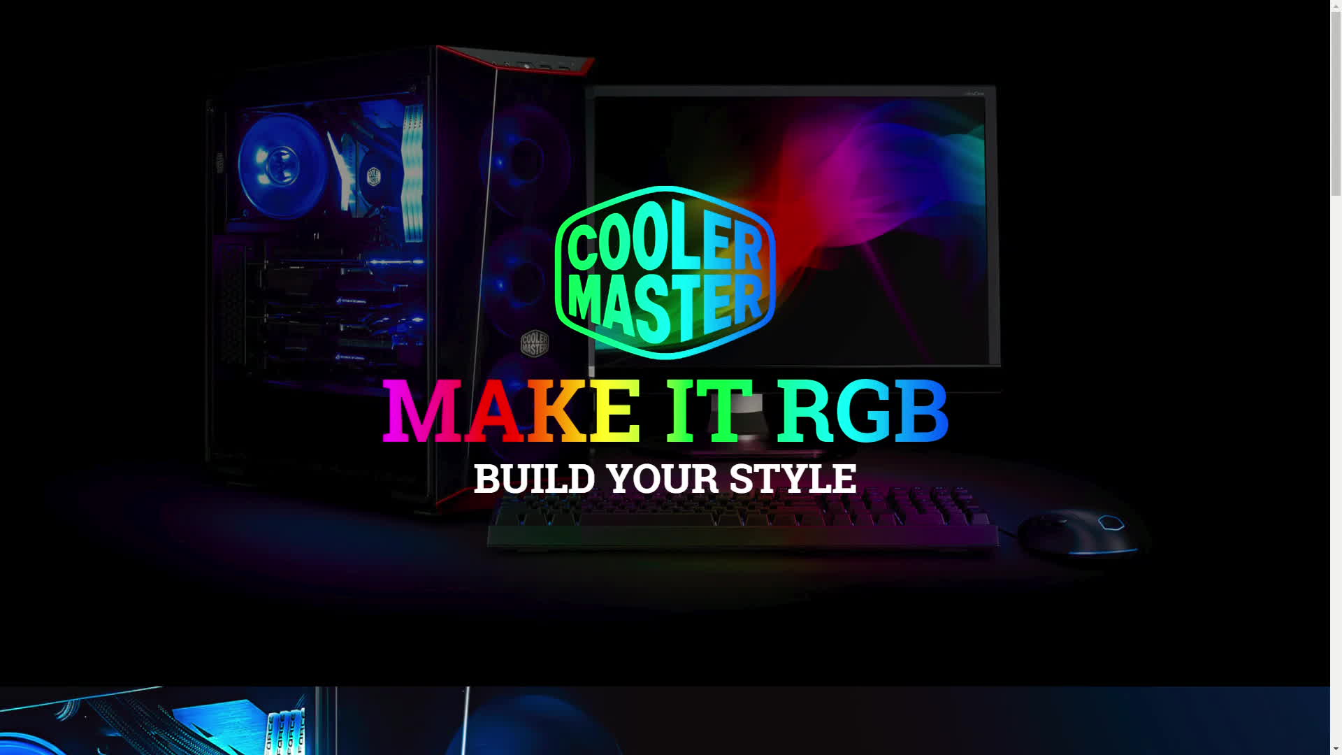 Make It Rgb Cooler Master - Cooler Master , HD Wallpaper & Backgrounds