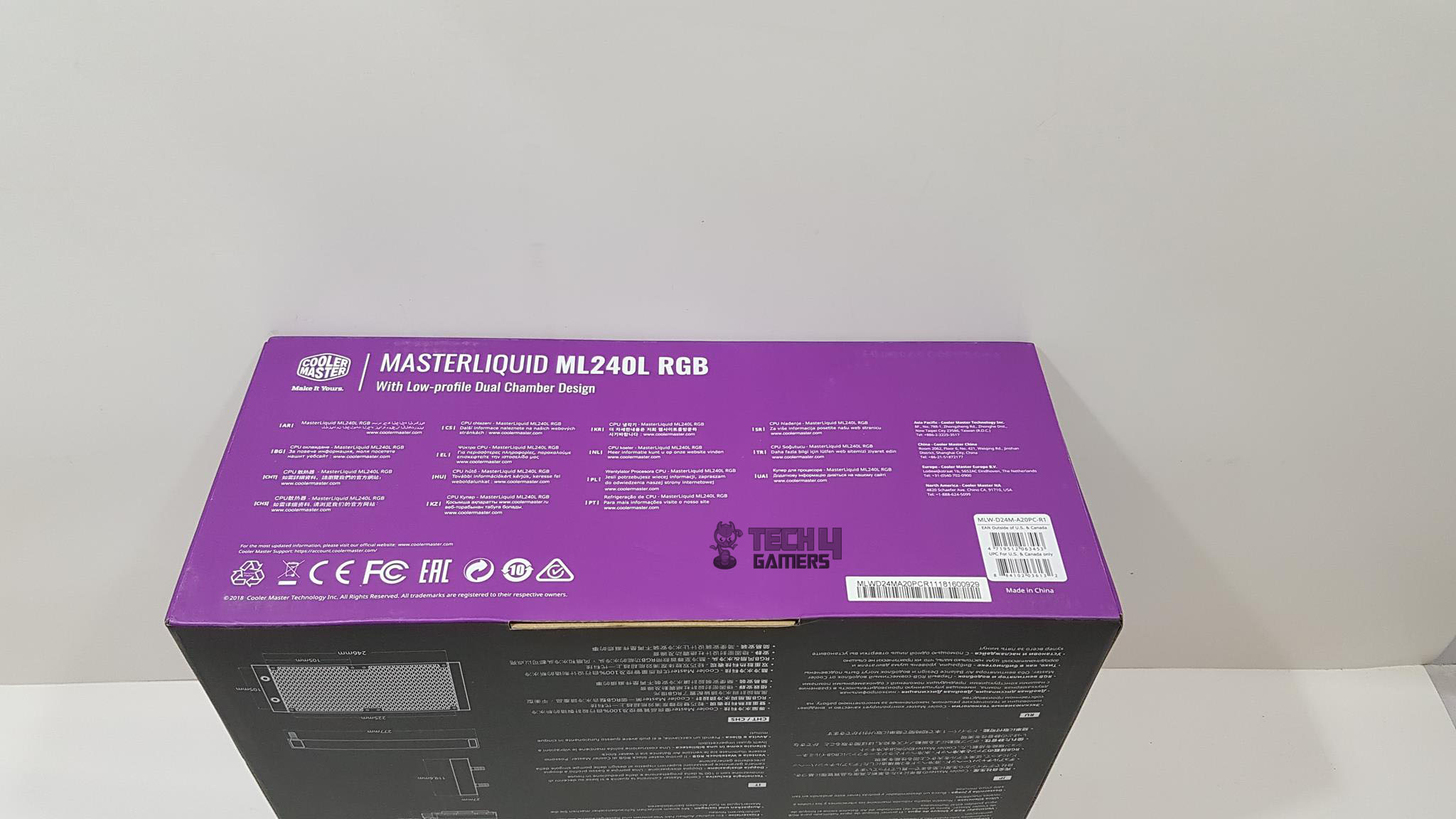 Cooler Master Masterliquid Lite Ml240l Rgb Cpu Cooler - Box , HD Wallpaper & Backgrounds