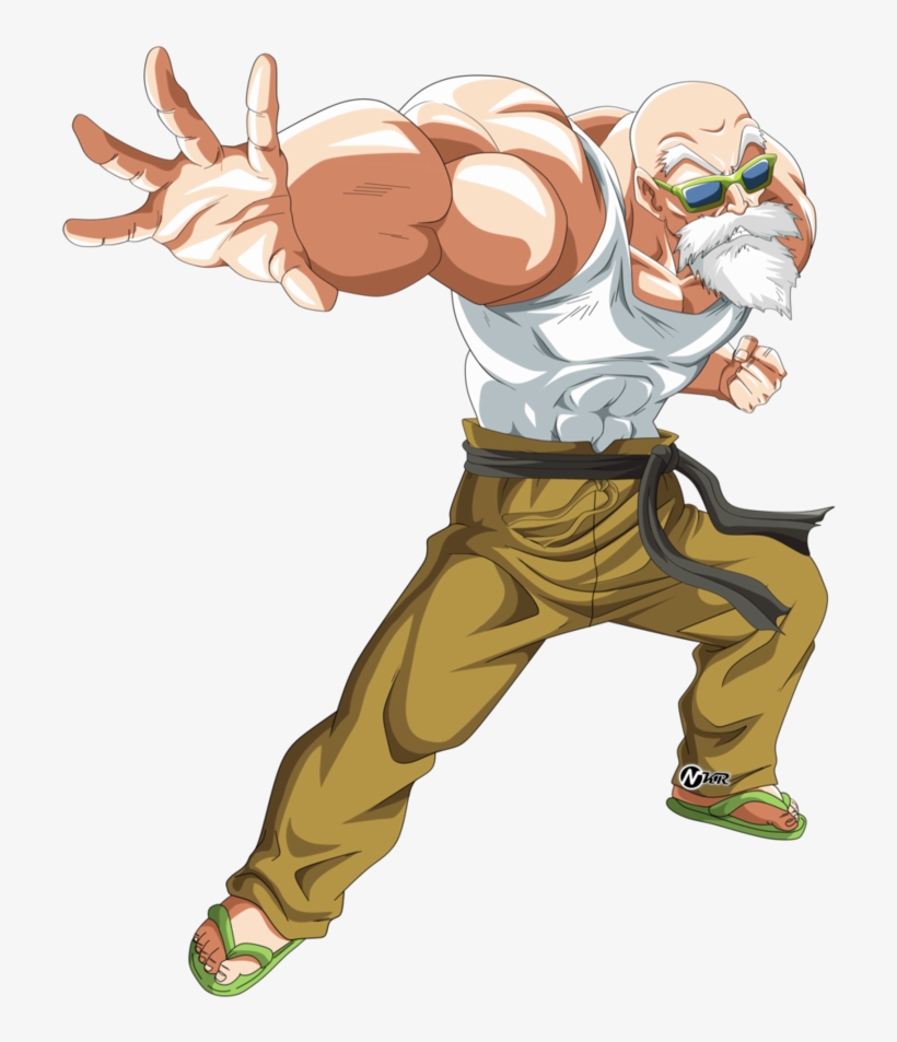 Master Roshi By Naironkr - Dragon Ball Super Master Roshi Png , HD Wallpaper & Backgrounds