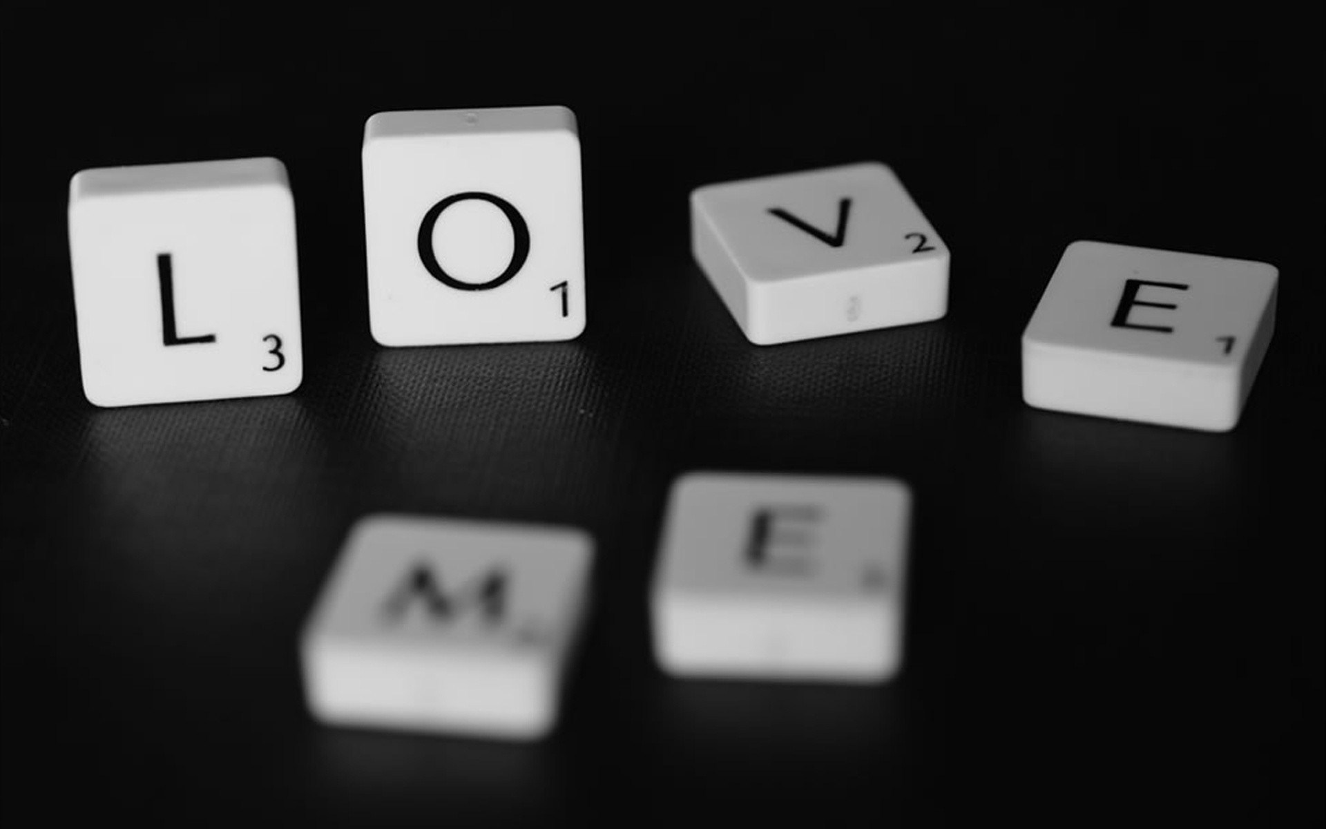 Love Me Scrabble Word Game Photo , HD Wallpaper & Backgrounds