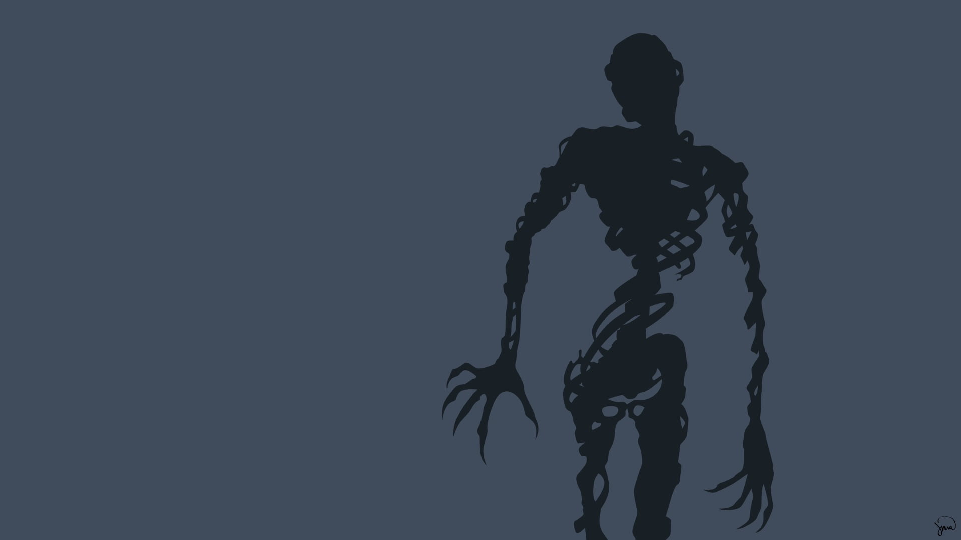 Skeleton Poster, Ajin, Anime, Sky, Copy Space, Clear - Ajin Minimalist , HD Wallpaper & Backgrounds