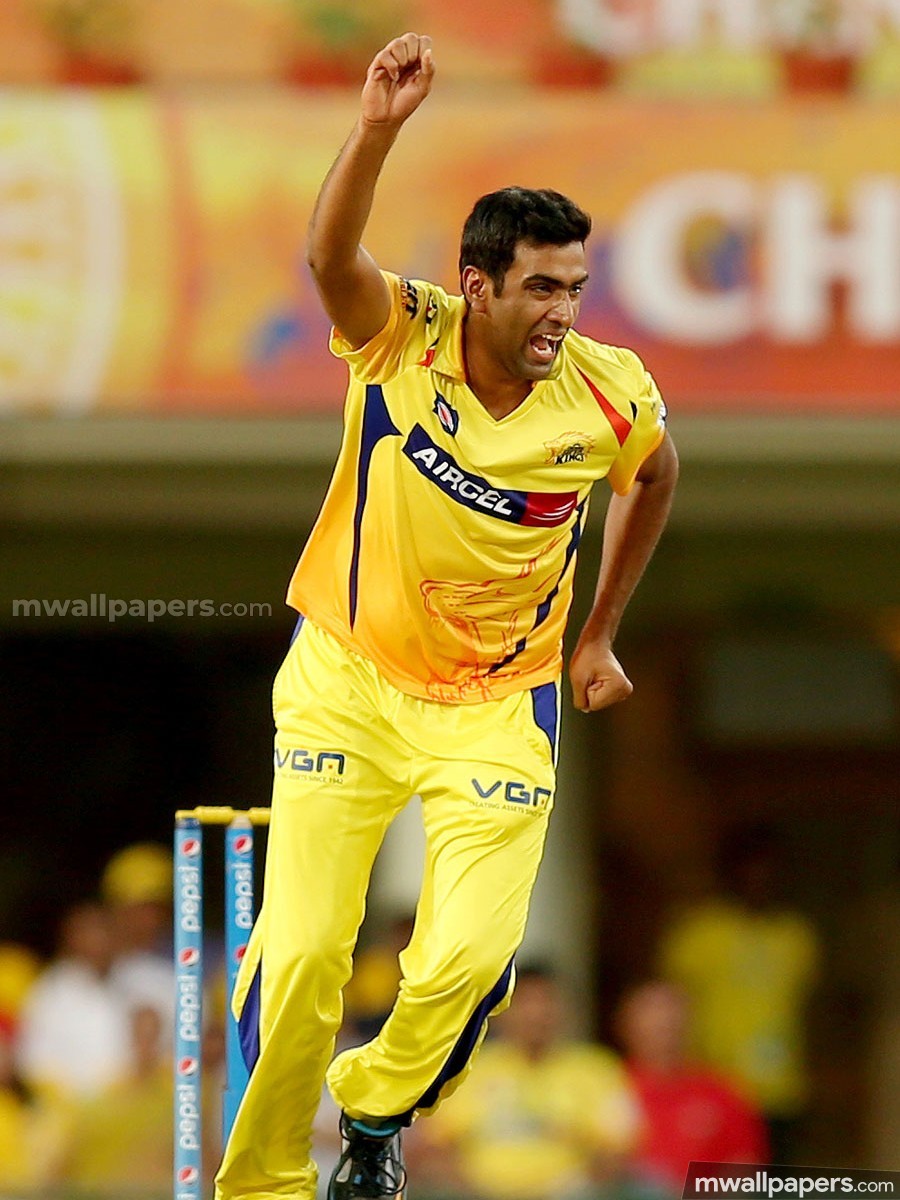 Download As Android/iphone Wallpaper - Ashwin In Csk 2018 (#1448923