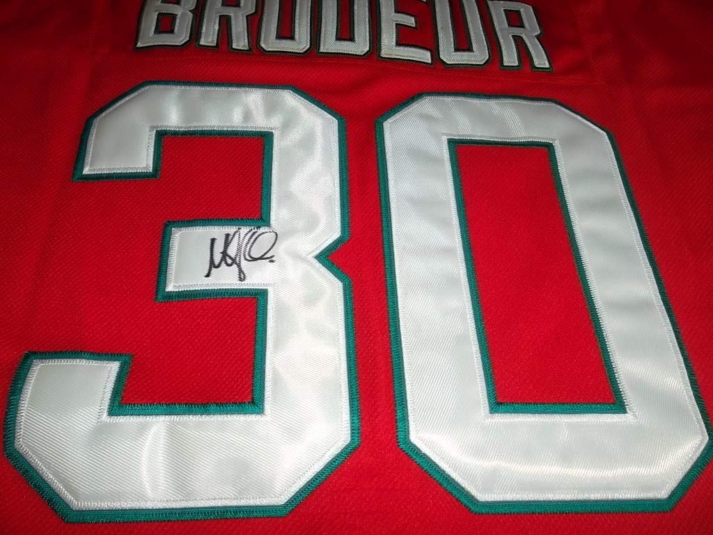 Martin Brodeur Hand Autographed Signed New Jersey Devils - Stitch , HD Wallpaper & Backgrounds