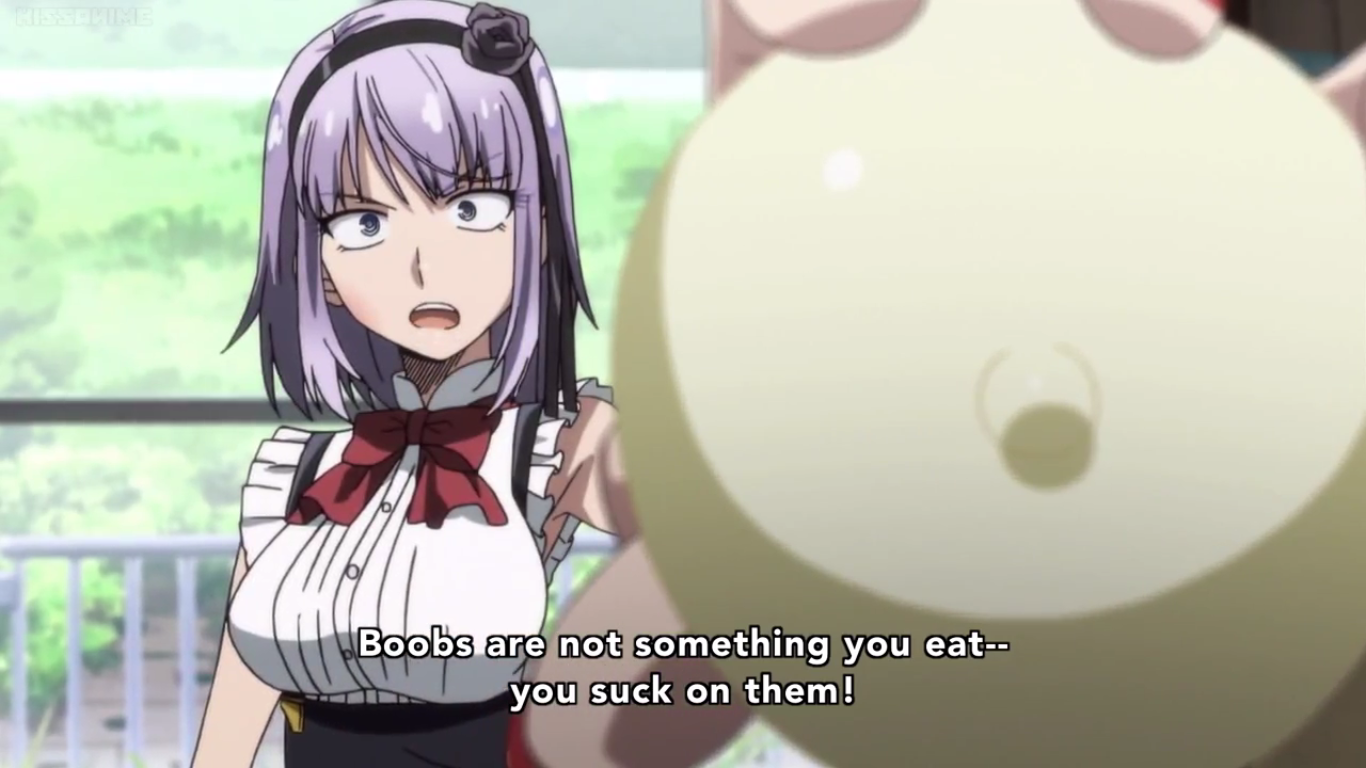 Not You Suck On Them Boobs Are Sonething You Eat - Dagashi Kashi Boobs , HD Wallpaper & Backgrounds