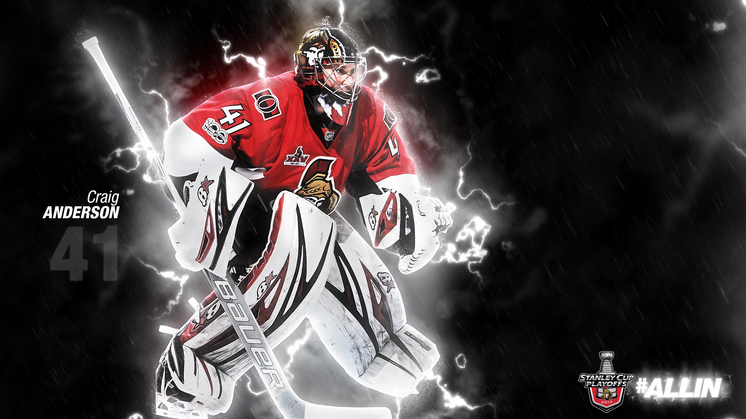Wallpapers And Backgrounds - Craig Anderson Wallpaper Hockey , HD Wallpaper & Backgrounds