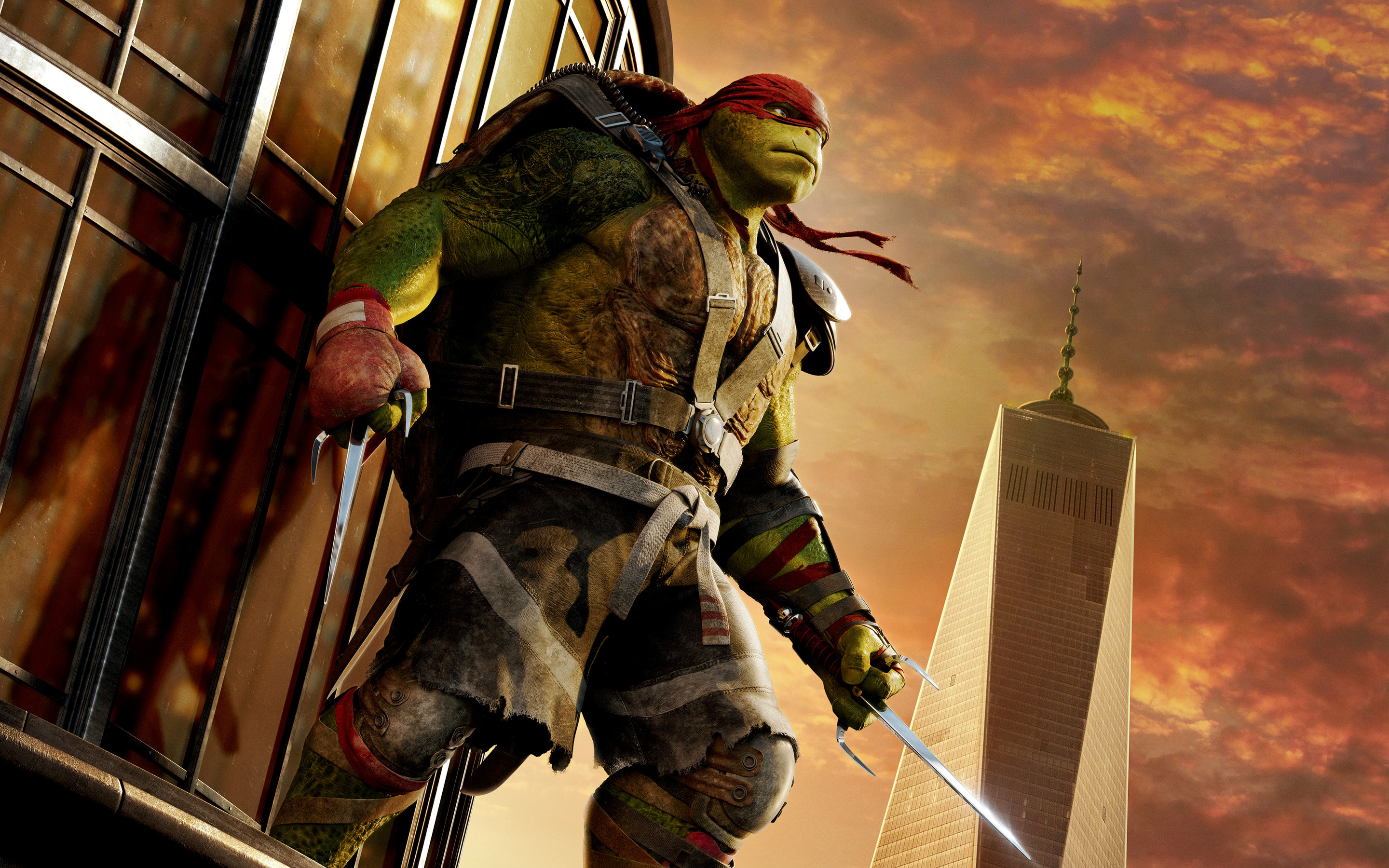 Raphael Teenage Mutant Ninja Turtle Out Of The Shadows - Teenage Mutant Ninja Turtles Out Of The Shadows Characters , HD Wallpaper & Backgrounds