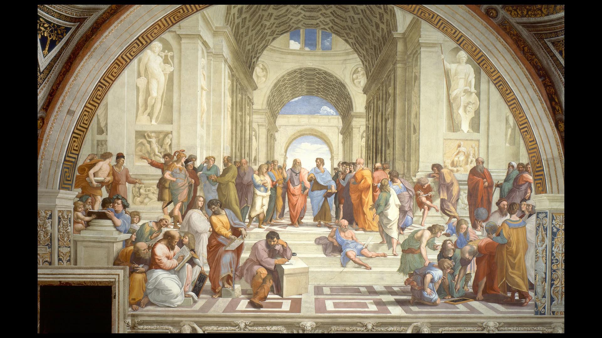 Raphael The School Of Athens Hd Wallpaper - Italy , HD Wallpaper & Backgrounds