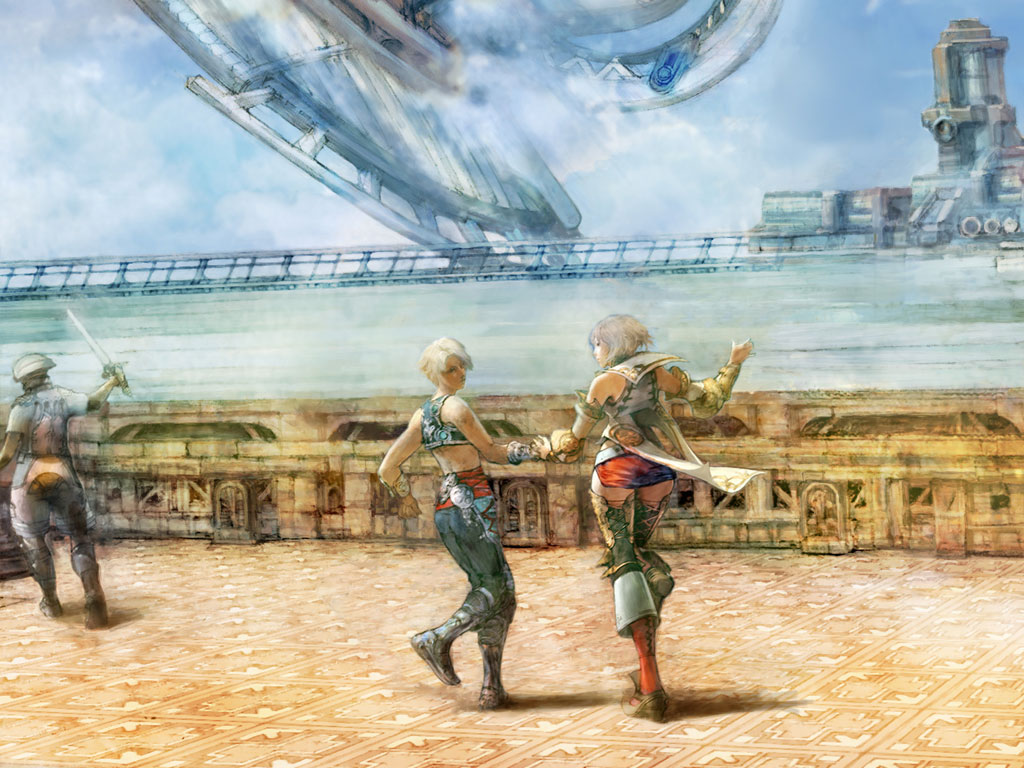 Final Fantasy Xii Game Wallpaper - Final Fantasy 12 Ashe And Vaan , HD Wallpaper & Backgrounds