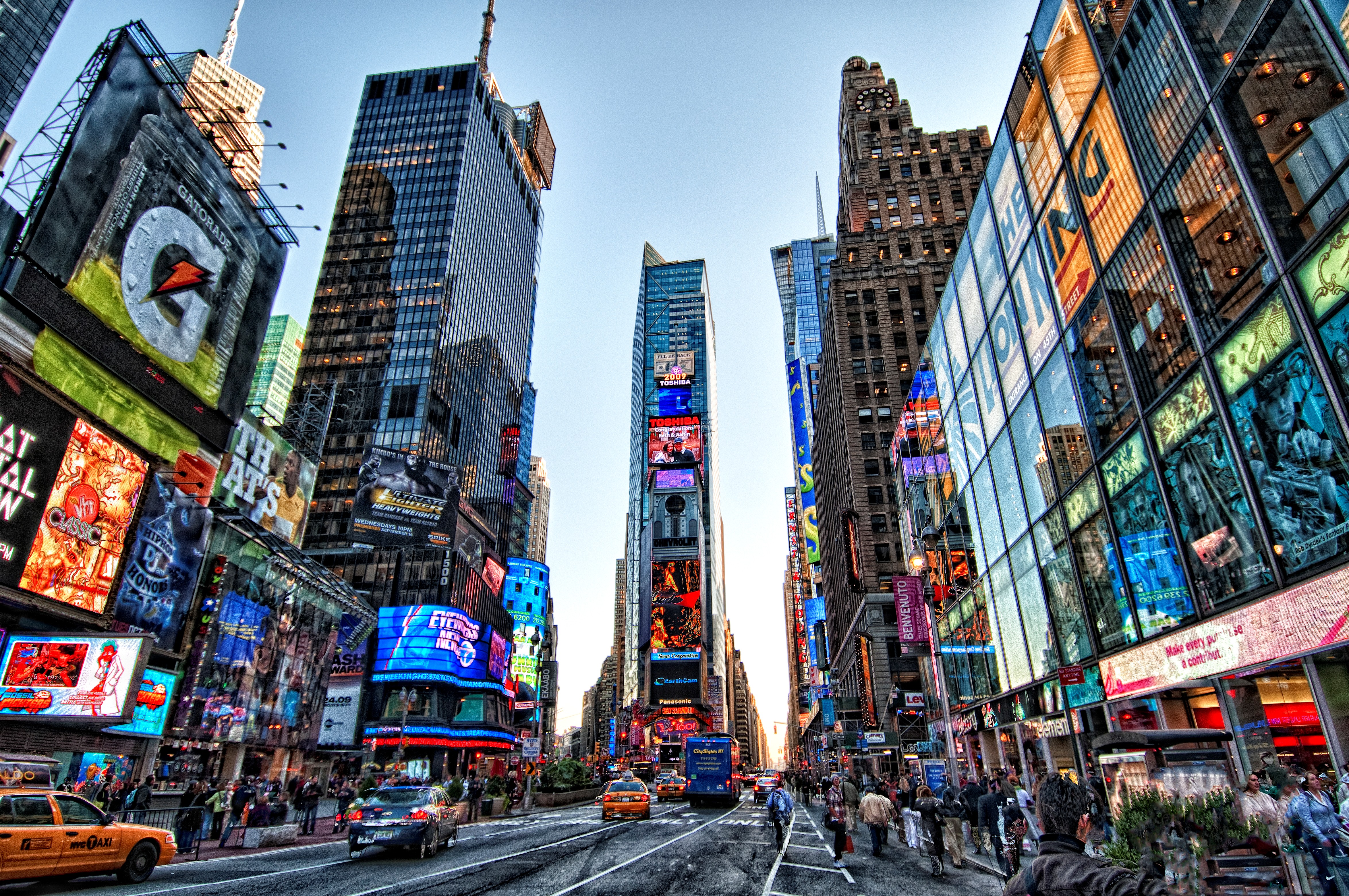 Amazing Wallpaper Of Times Square In New York City - New York Times Square Wallpaper Hd , HD Wallpaper & Backgrounds