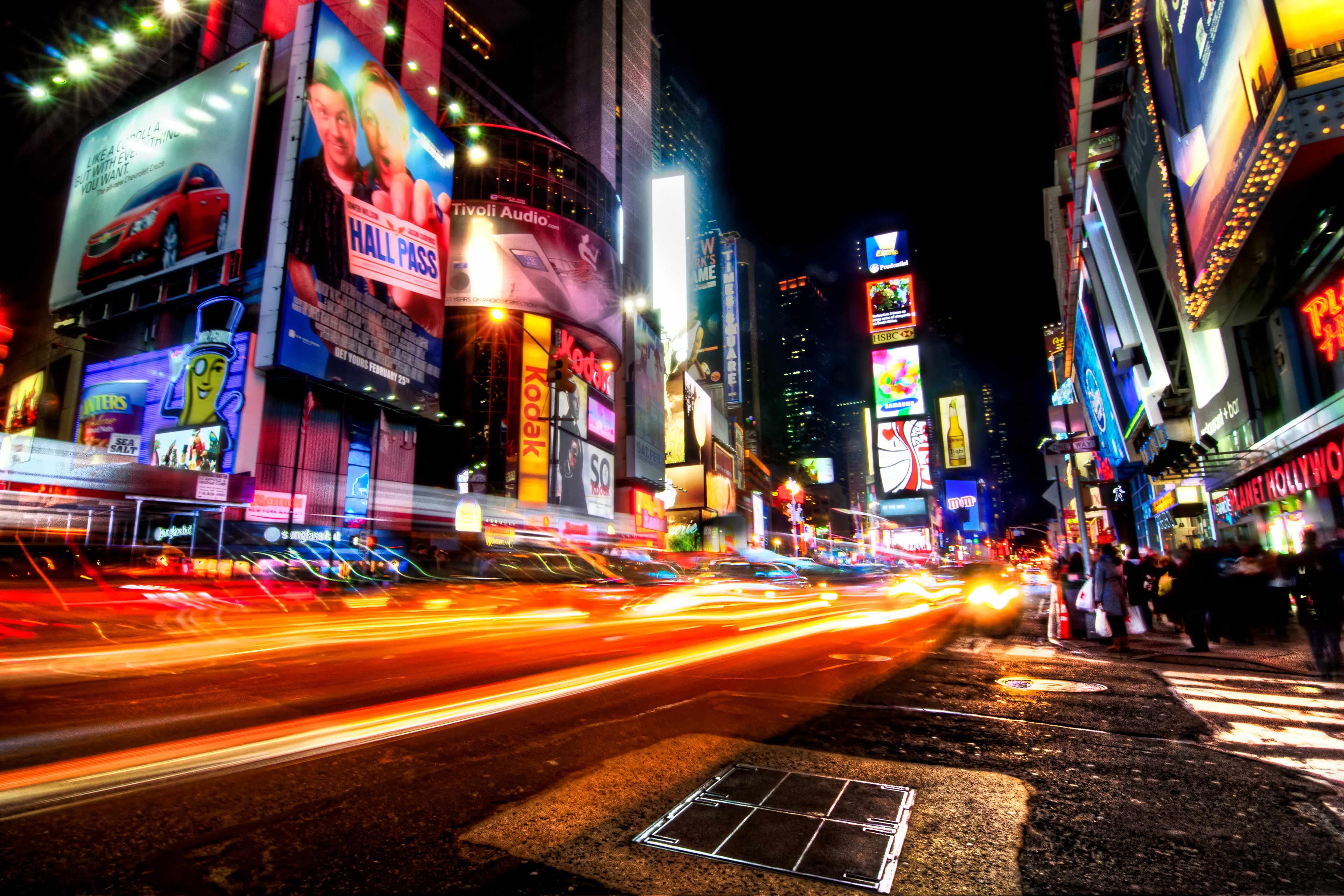 Times Square - Time Square New York Hd , HD Wallpaper & Backgrounds