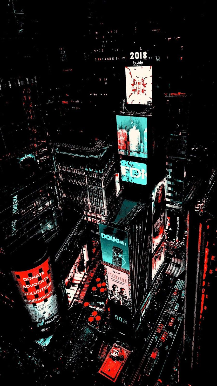 Times Square Amoled - Times Square Phone , HD Wallpaper & Backgrounds
