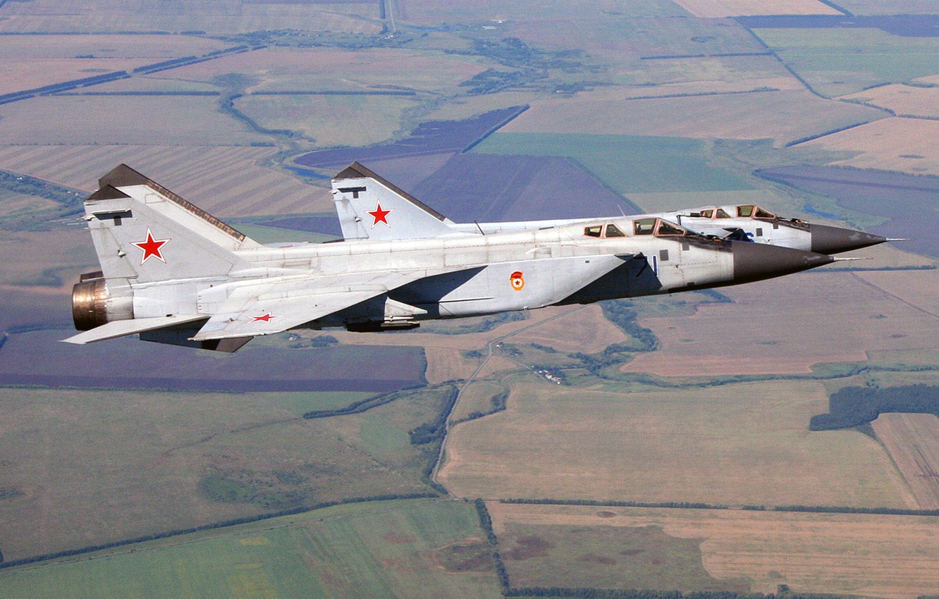 Photo Wallpaper Foxhound, The Mig 31, Okb Mig, Double - Mig 31 , HD Wallpaper & Backgrounds
