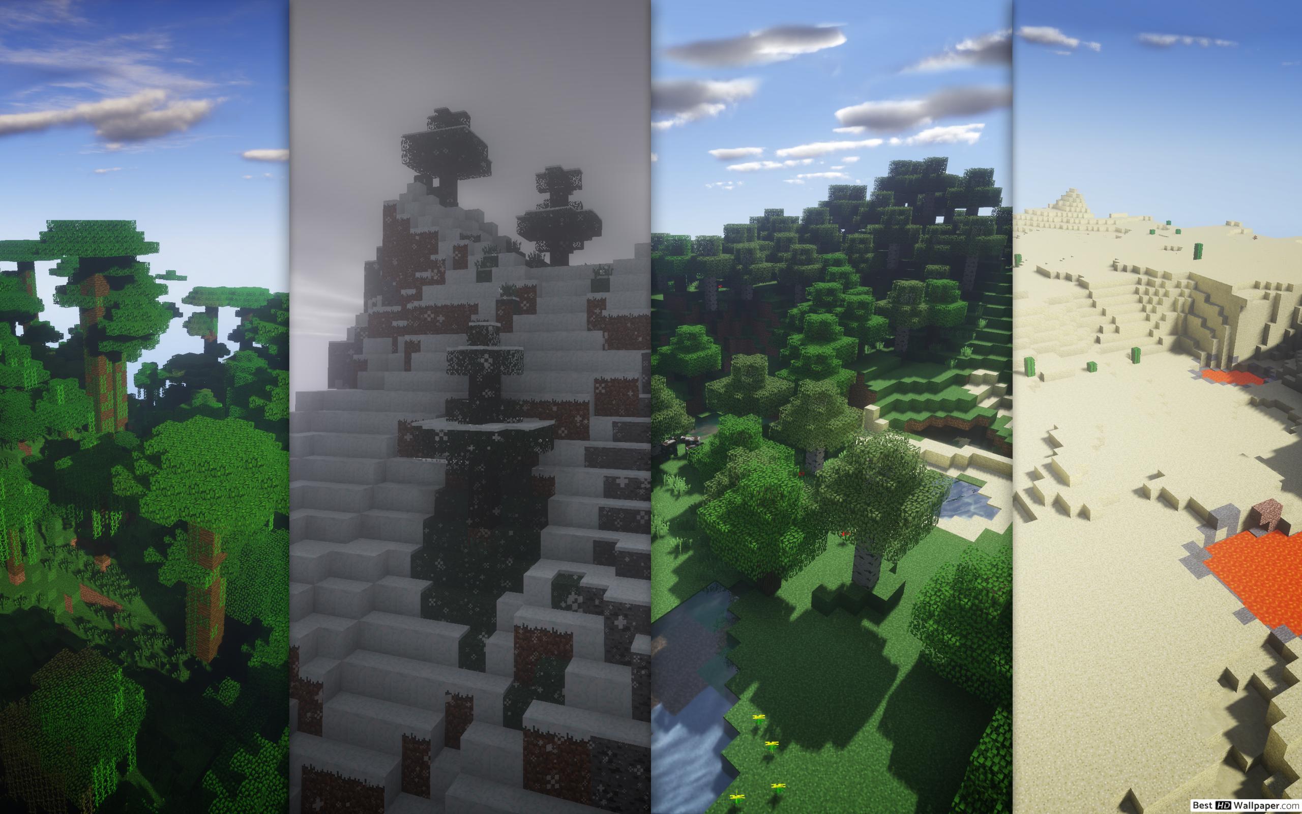 Minecraft Wallpaper For Computer - Hd Minecraft Background 1080p , HD Wallpaper & Backgrounds