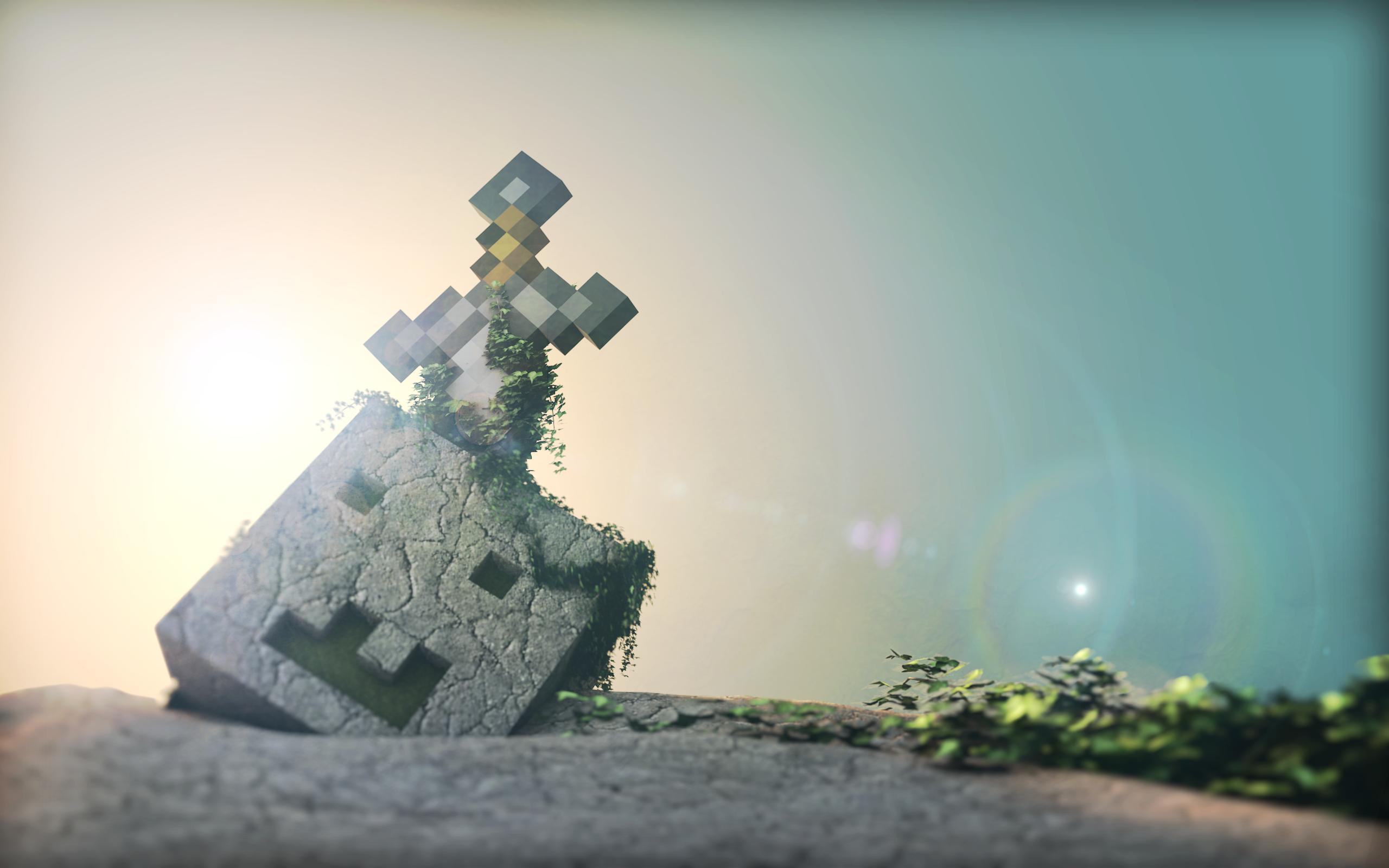 Minecraft Backgrounds For Computer - Minecraft Wallpaper Hd 3d , HD Wallpaper & Backgrounds