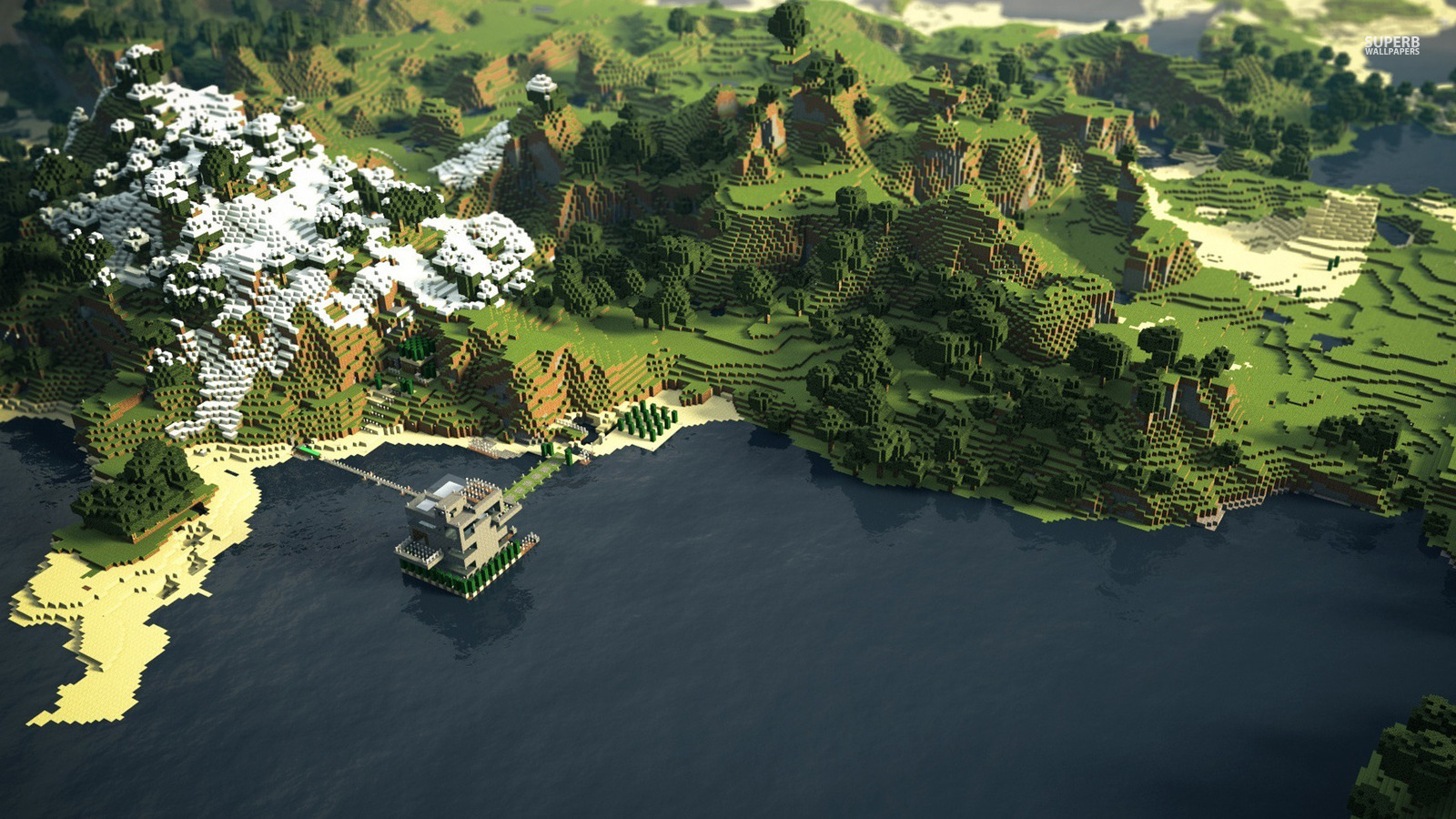 Minecraft - Minecraft Background , HD Wallpaper & Backgrounds